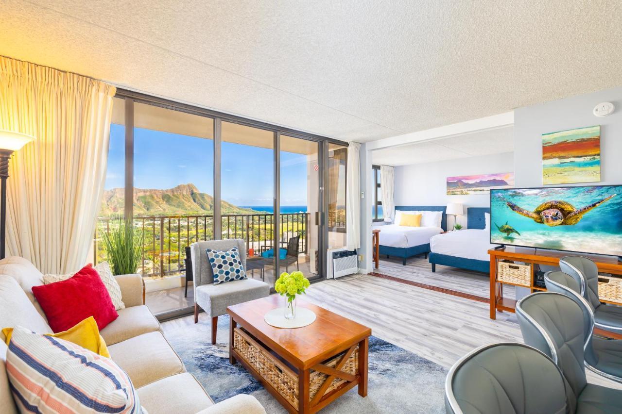 Ocean & Diamond Head Views - Near Beach - Parking! ホノルル エクステリア 写真