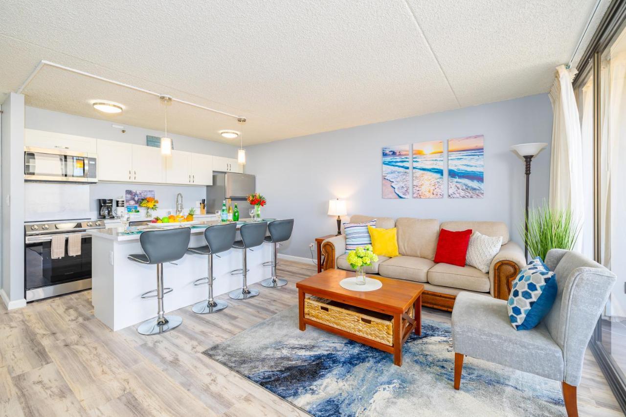 Ocean & Diamond Head Views - Near Beach - Parking! ホノルル エクステリア 写真